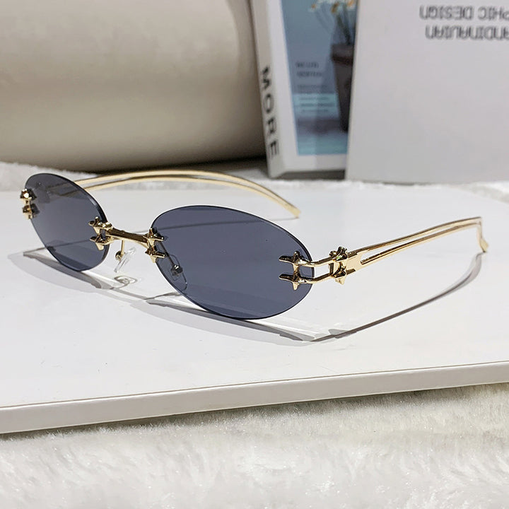 Women's elegant metal glasses with filigree design Stornfield