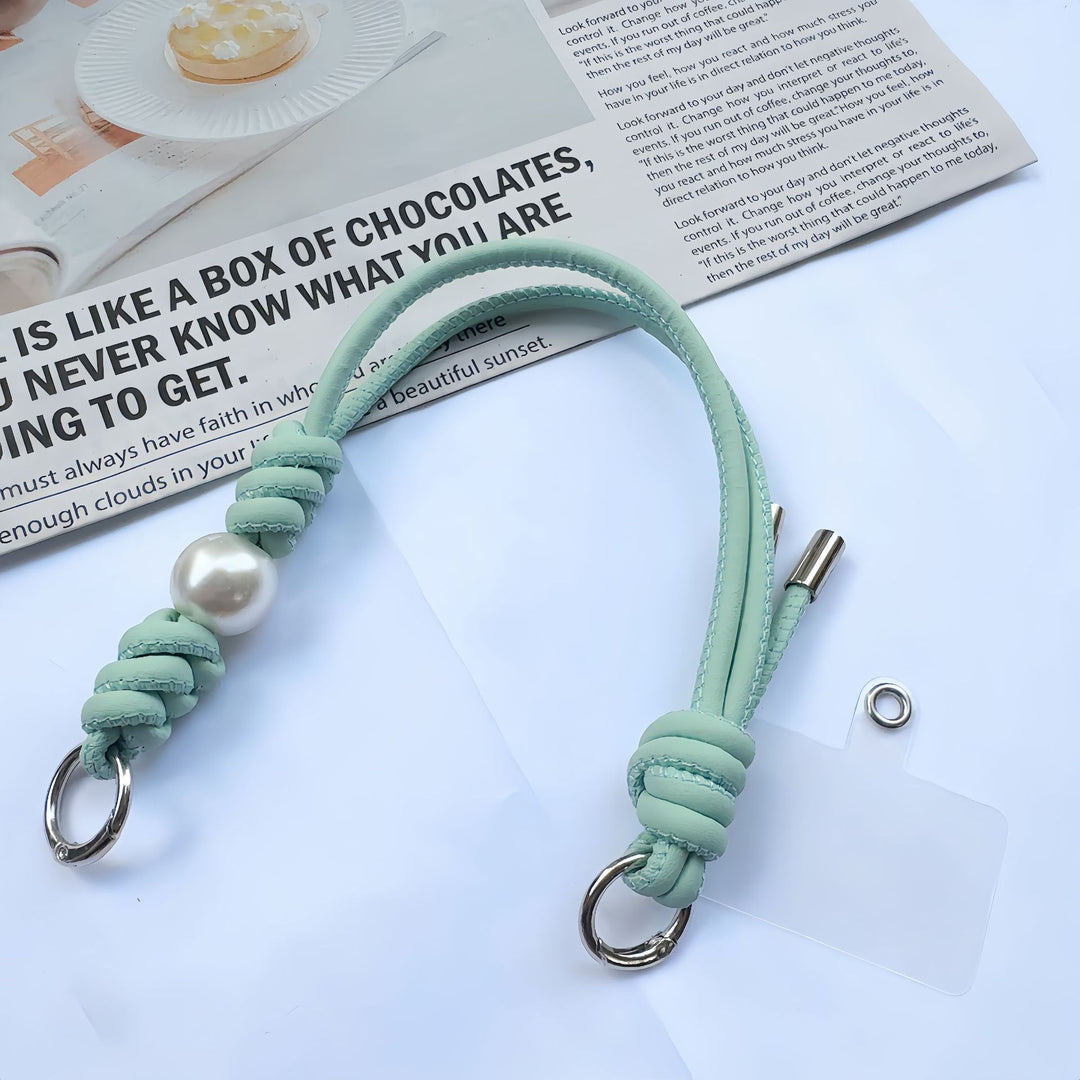 Elegant Knotted Leather Keychain Holder Stornfield