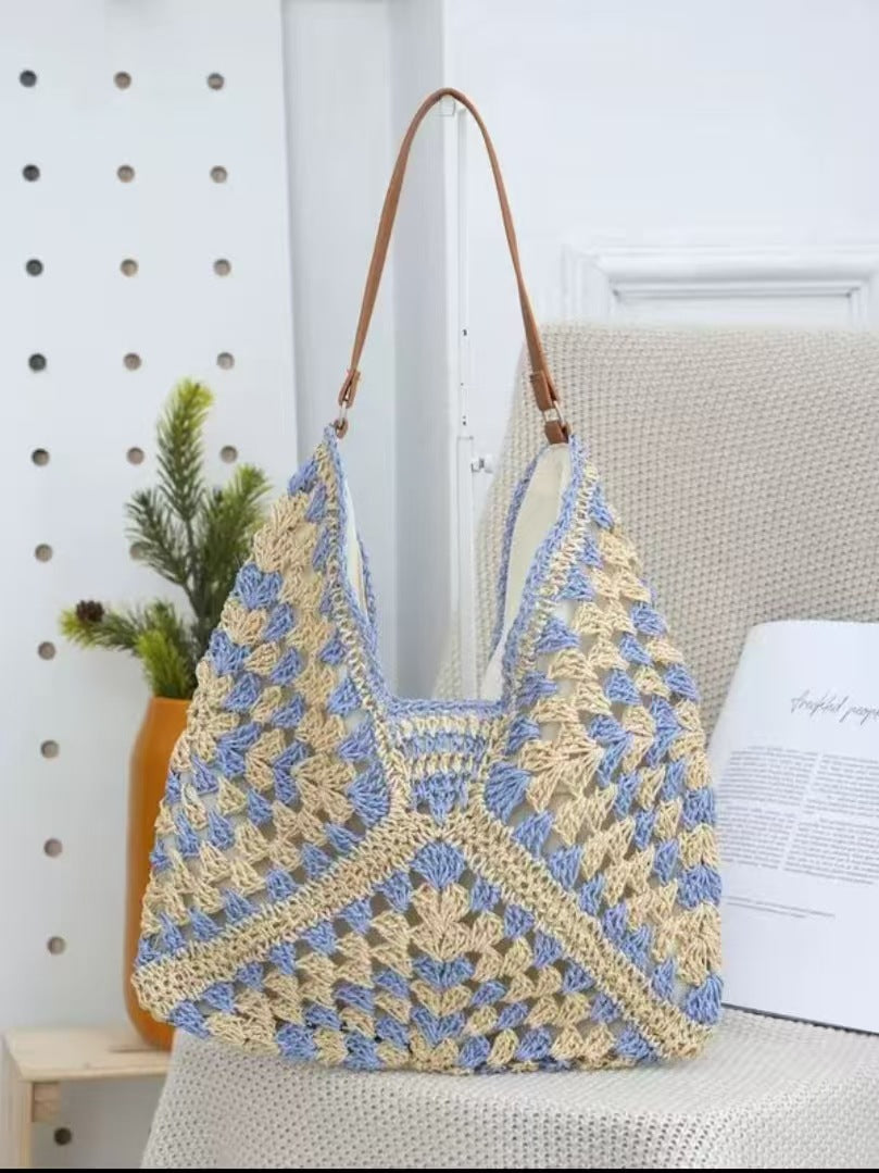 Handmade shoulder bag made from natural materials Stornfield