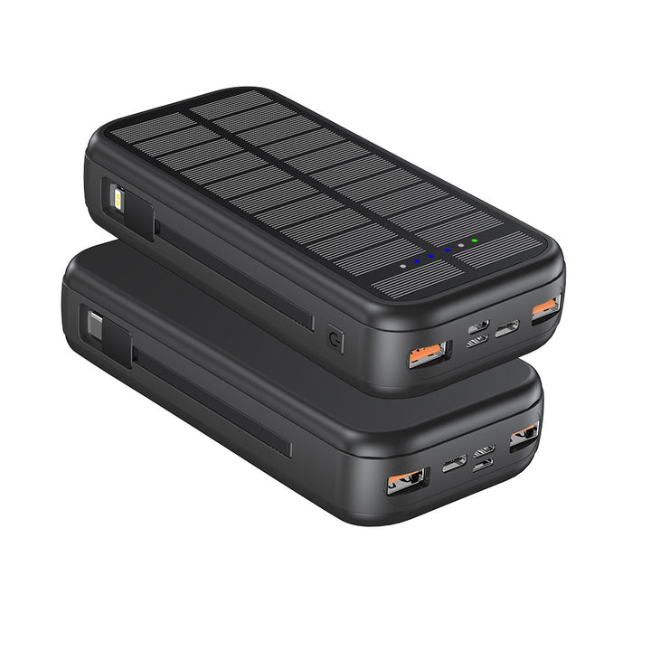 Solar-powered power bank with integrated fast charging function Stornfield