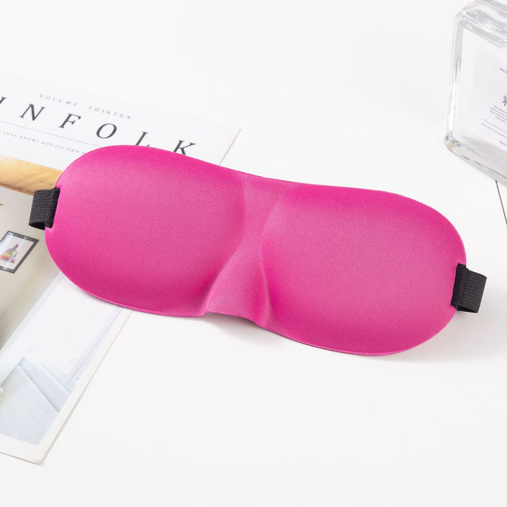 Unisex nan anatomically shaped sleep mask with formed eye sockets, lightweight foam core, and elastic comfort band Stornfield