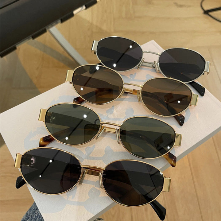 Women's exclusive oval-shaped designer sunglasses Stornfield