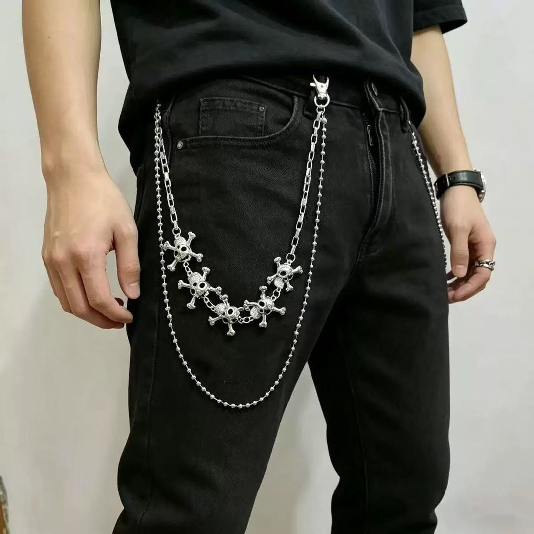 Fashionable chain belt with cross pendants Stornfield