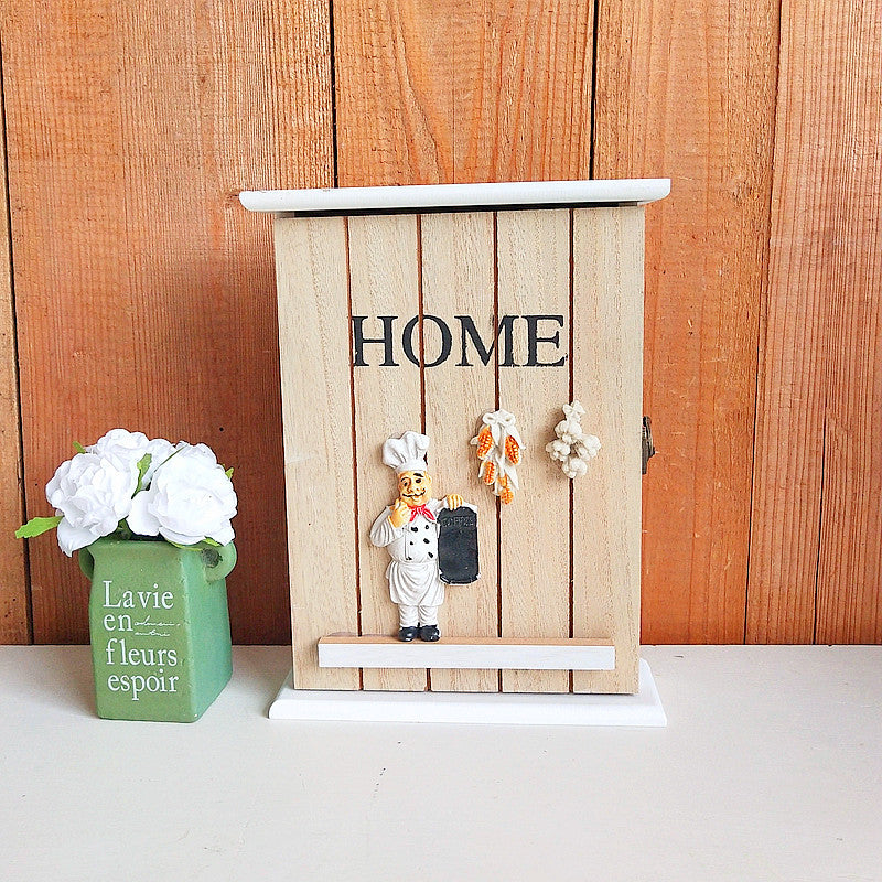 Decorative Chef-Theme Key and Storage Organizer