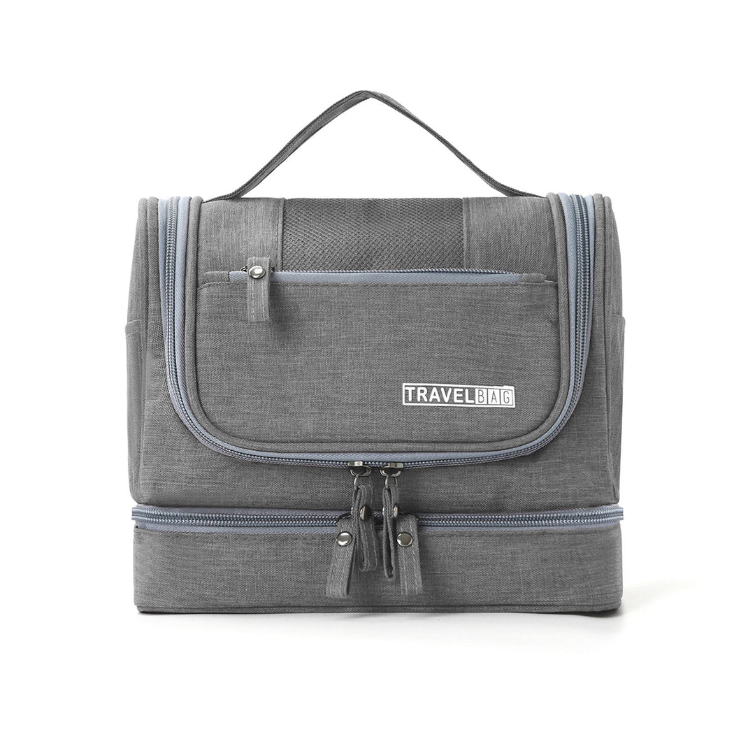 Travel toiletry bag with multiple compartments and practical organization Stornfield
