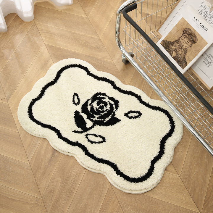Heart-Shaped Decorative Bath Mat Stornfield