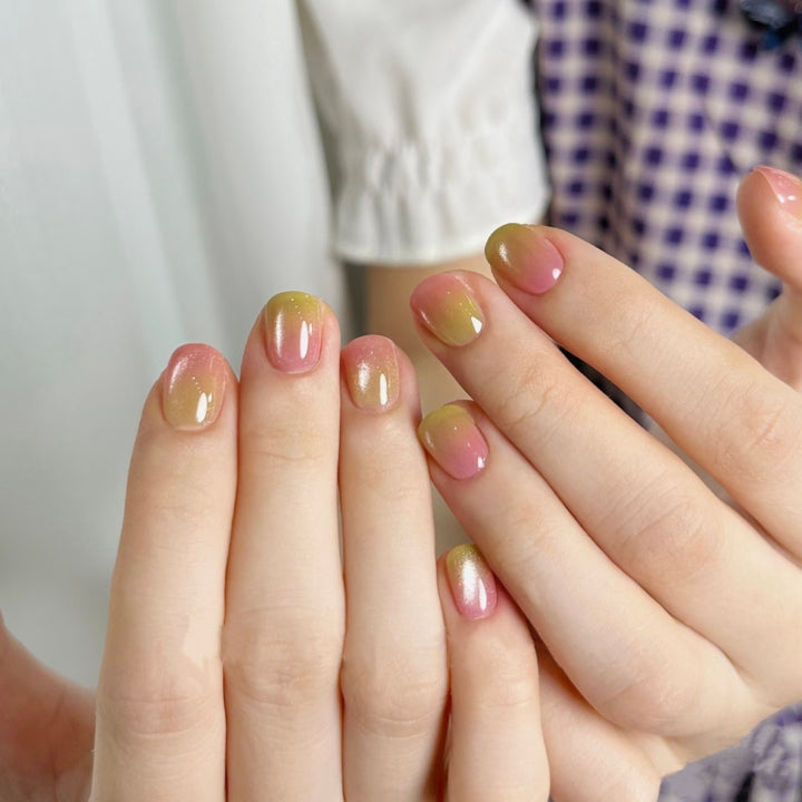 Artificial nails with elegant ombre design Stornfield