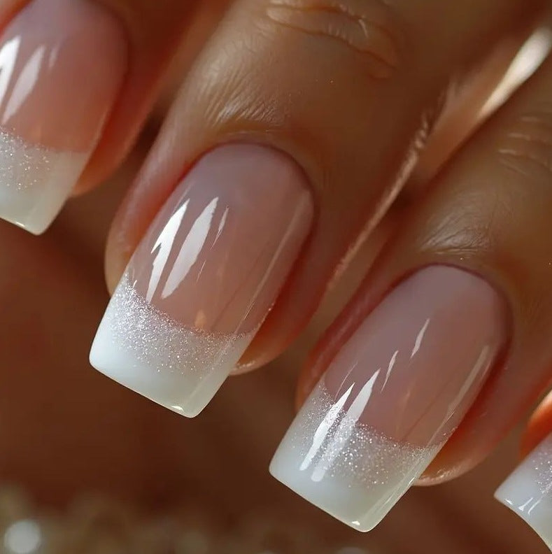 Classic French Tip Nail Art Stornfield