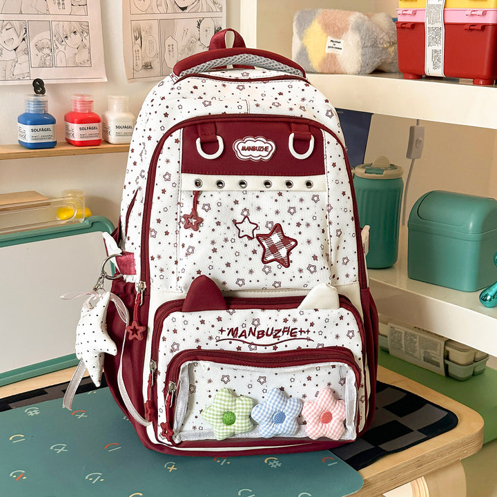 Fun-Themed Plush Backpack Stornfield