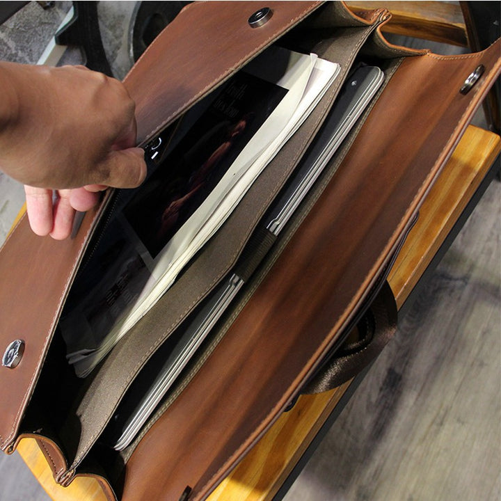 Briefcase Made of High-Quality Synthetic Leather Stornfield