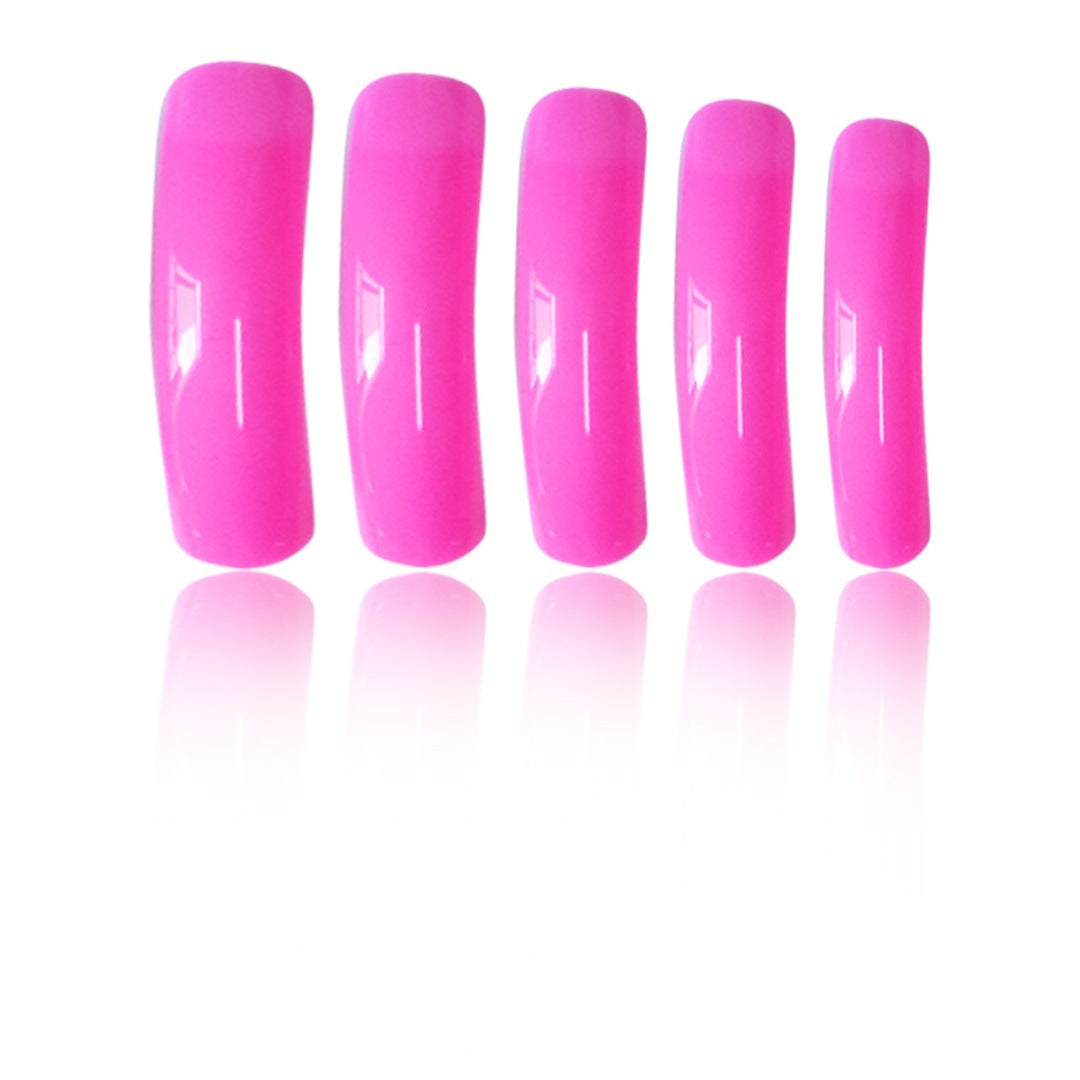 Glossy Long Press-On Nails Stornfield