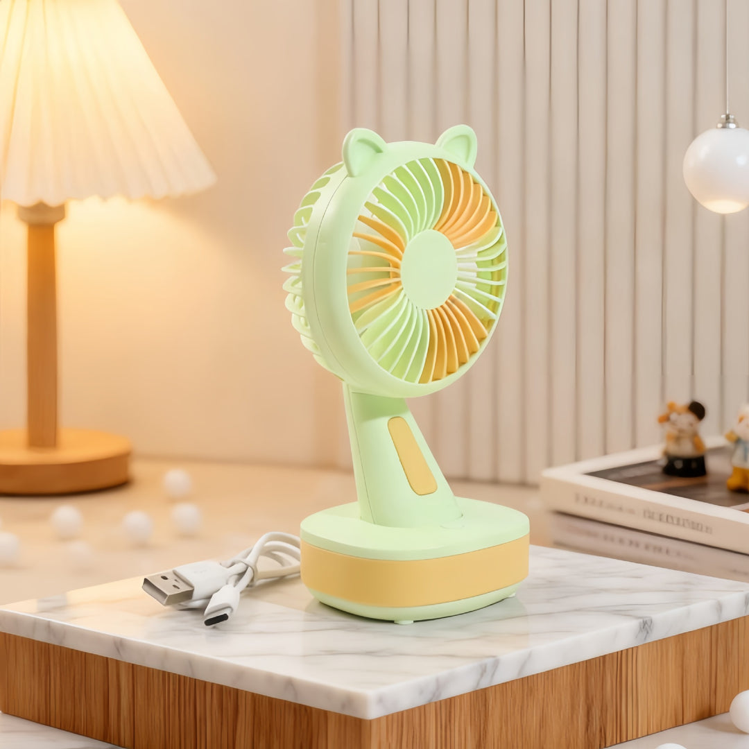 Women's Portable Table Fan with Creative Animal Ears Stornfield