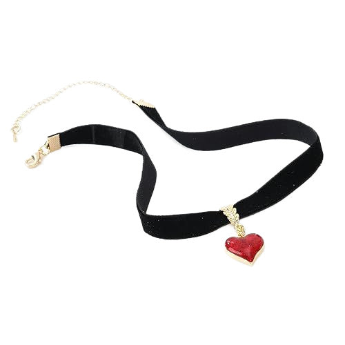Velvet Heart Charm Choker Stornfield