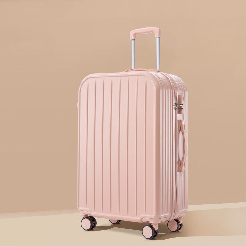 lightweight ABS hardshell spinner suitcase with telescopic handle and matching cosmetic case Stornfield
