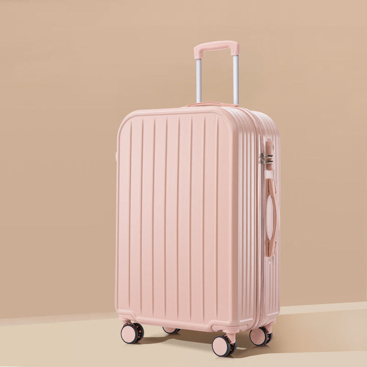 lightweight ABS hardshell spinner suitcase with telescopic handle and matching cosmetic case Stornfield