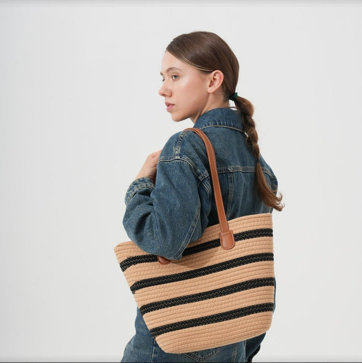 Spacious Macrame Tote Bag Stornfield