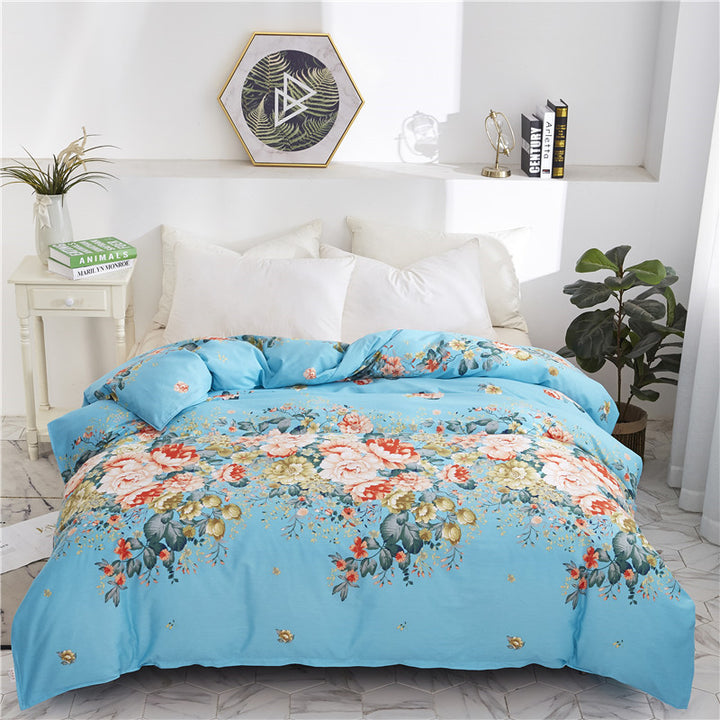 Elegant Floral Patterned Duvet Cover Set