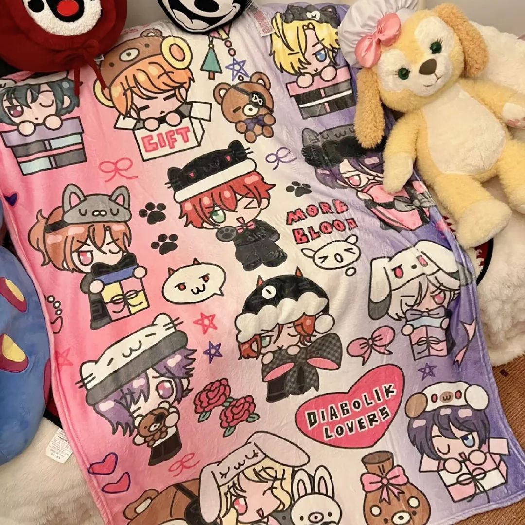Character-Themed Plush Throw Blanket