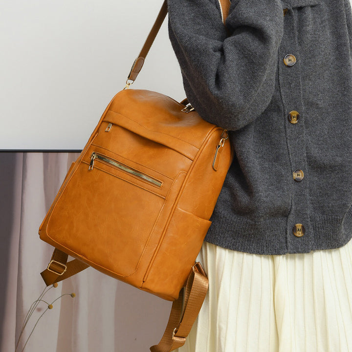 Premium Leather Backpack Stornfield
