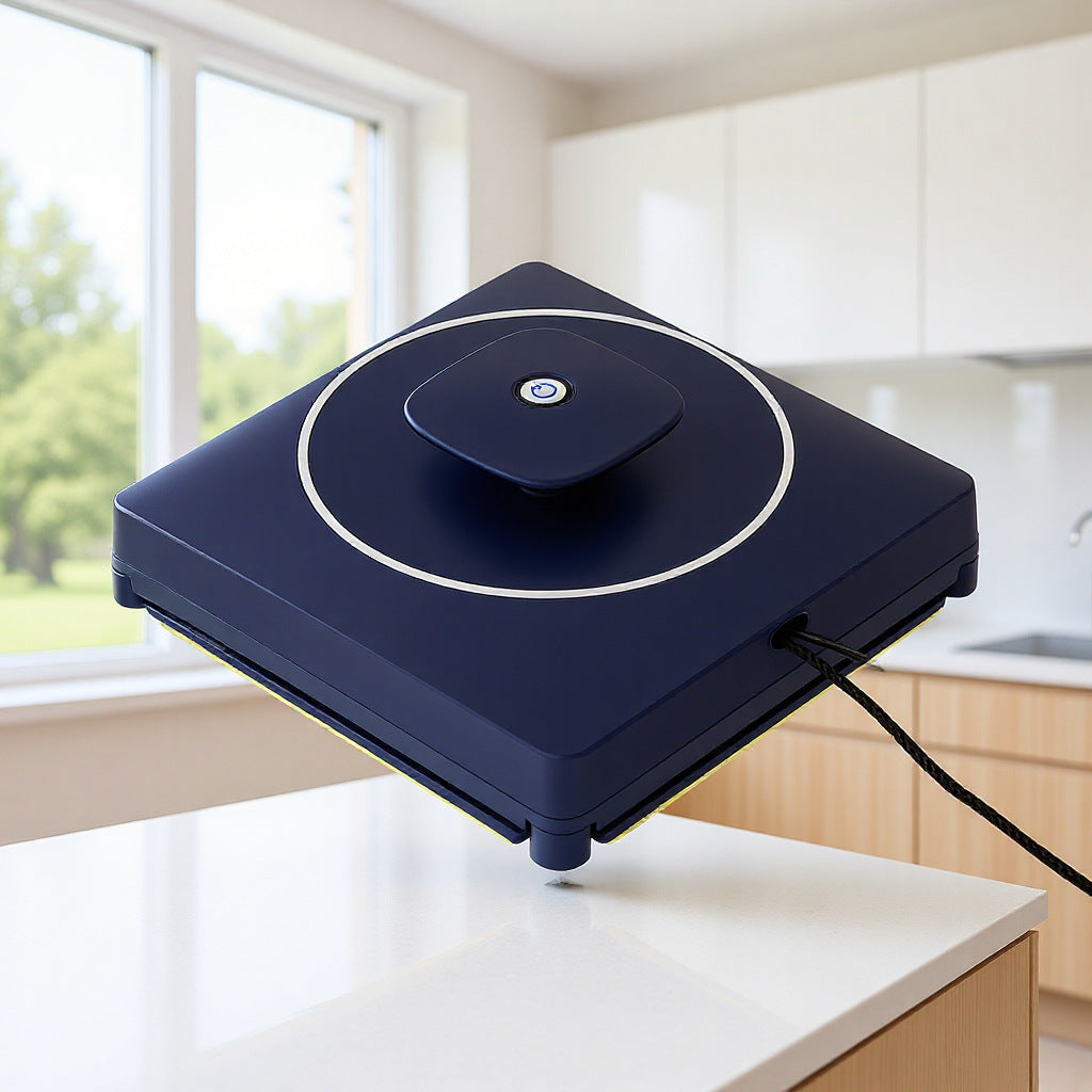 smart automatic robotic window cleaner with integrated spray and precision squeegee Stornfield