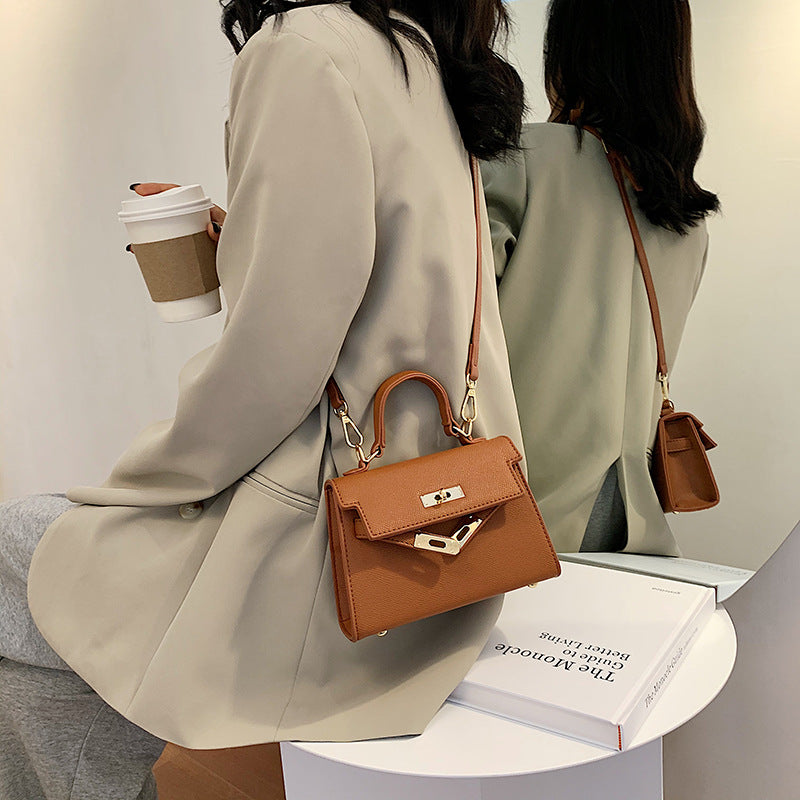 Structured Faux Leather Handbag Stornfield