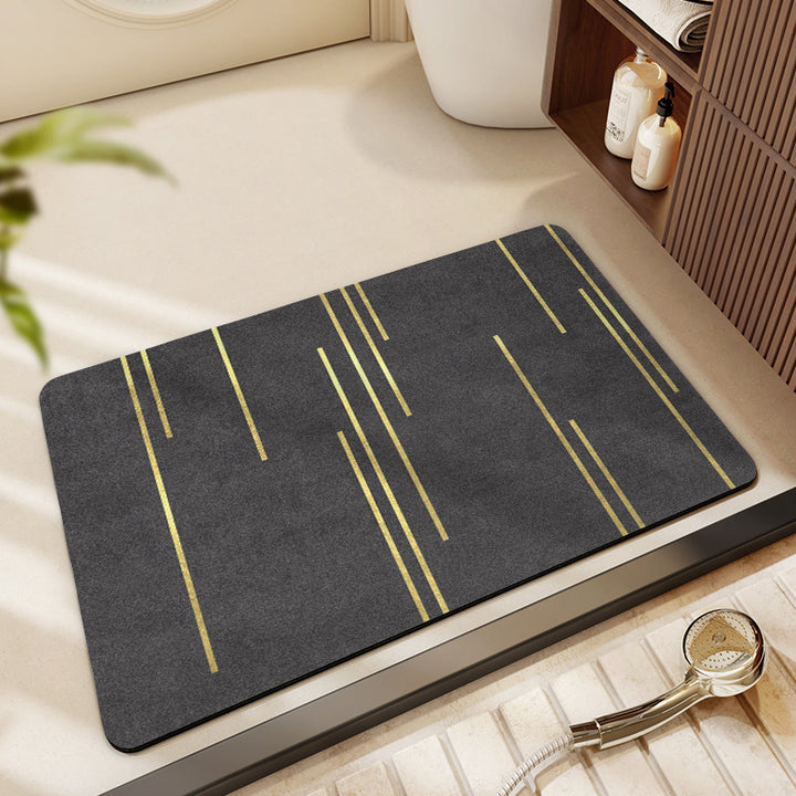 Geometric Patterned Bath Mat Stornfield