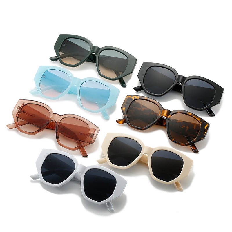 Fashionable Cat-Eye Sunglasses with Unique Geometric Frame Stornfield