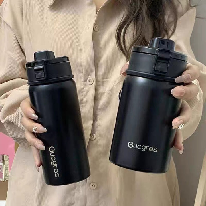 Ladies insulated drinking vessel with innovative flip lid Stornfield