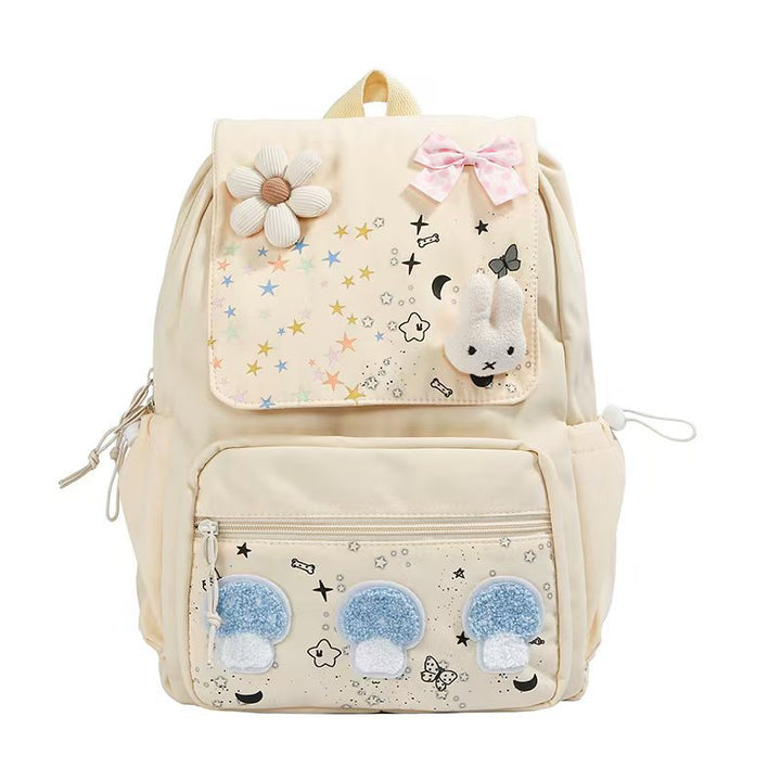 Backpack with Cute Plush Design and Multifunctional Compartments Stornfield