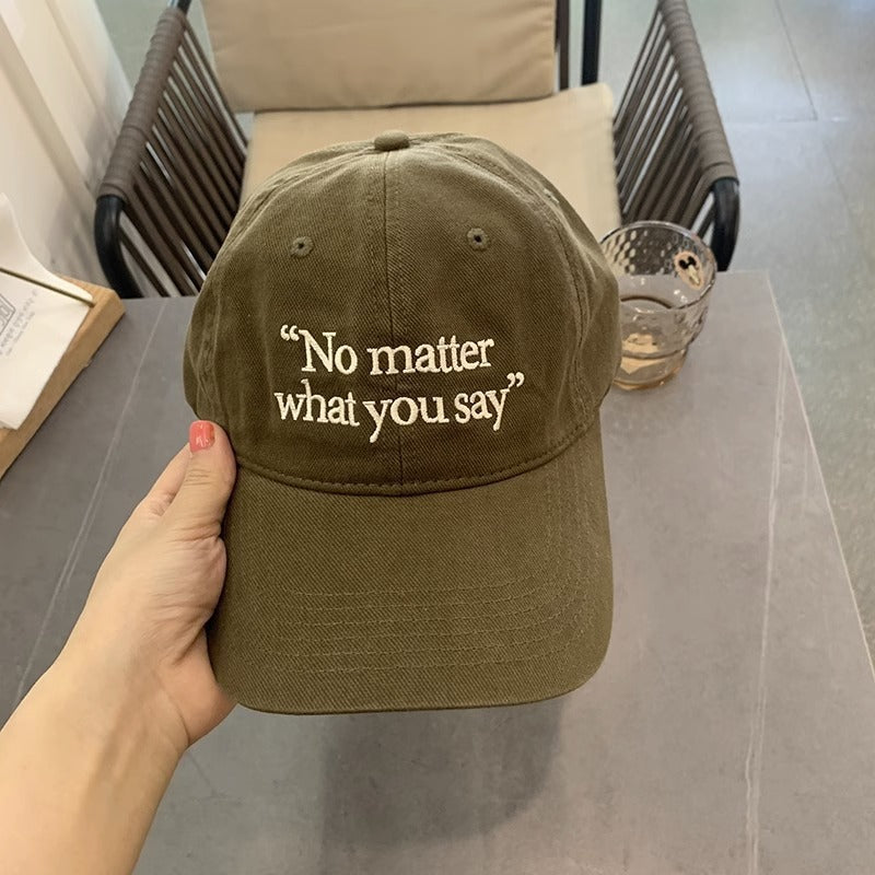 Women's Embroidered Motivational Phrase Baseball Cap Stornfield