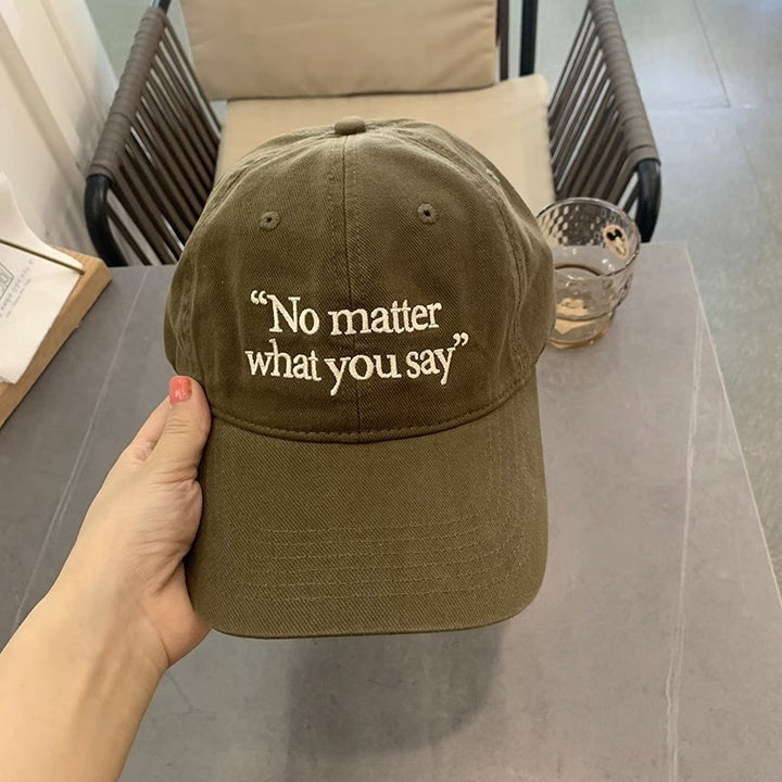Women's Embroidered Motivational Phrase Baseball Cap Stornfield
