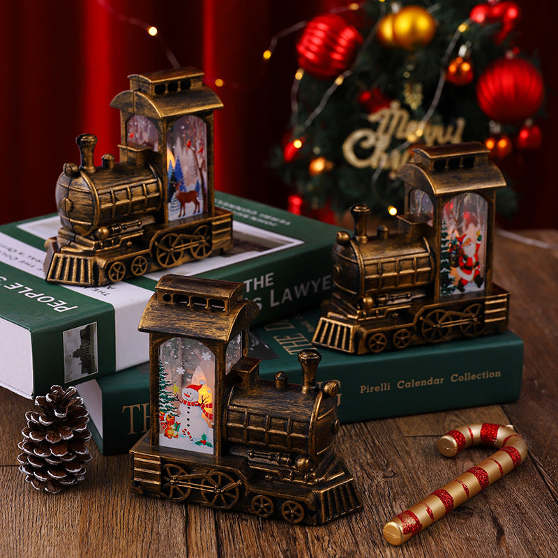 Nostalgic Christmas Train Lantern Stornfield
