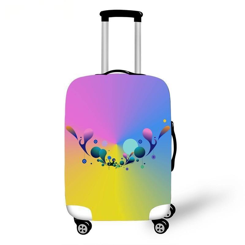 Women's hard shell suitcase with diverse floral design Stornfield