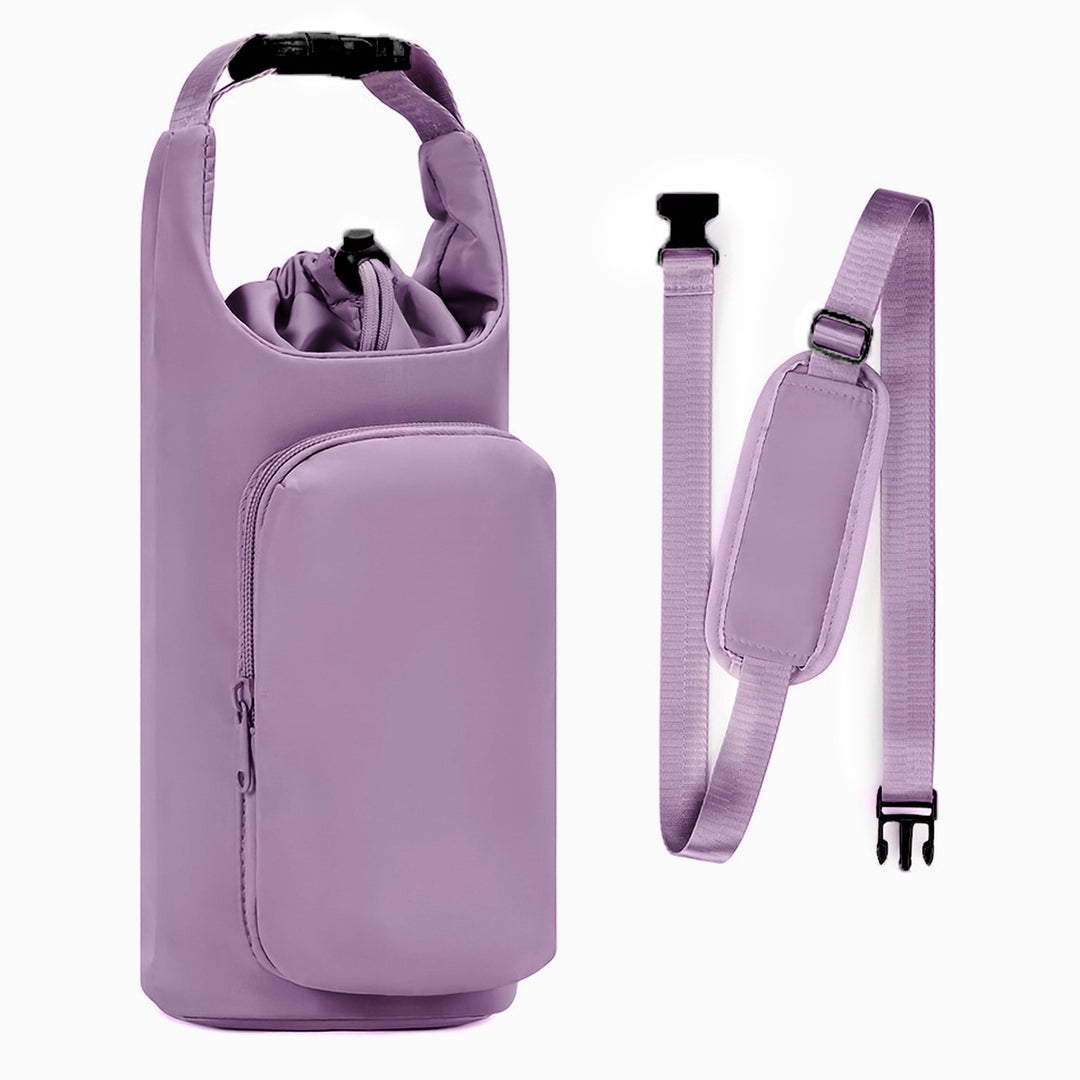 Shopping bag with insulated water bottle compartment Stornfield