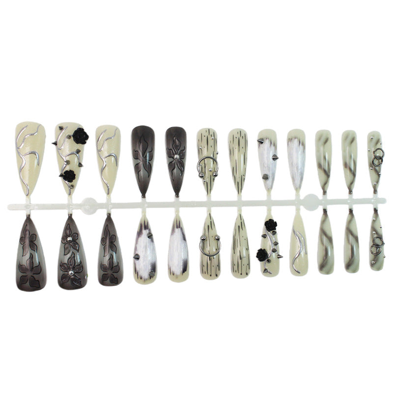 Nail set with creative Halloween motifs and high-quality embellishments Stornfield