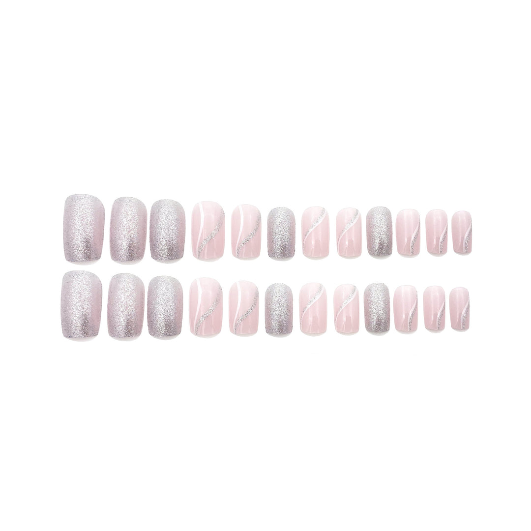Glittery Stiletto Nail Extensions Stornfield