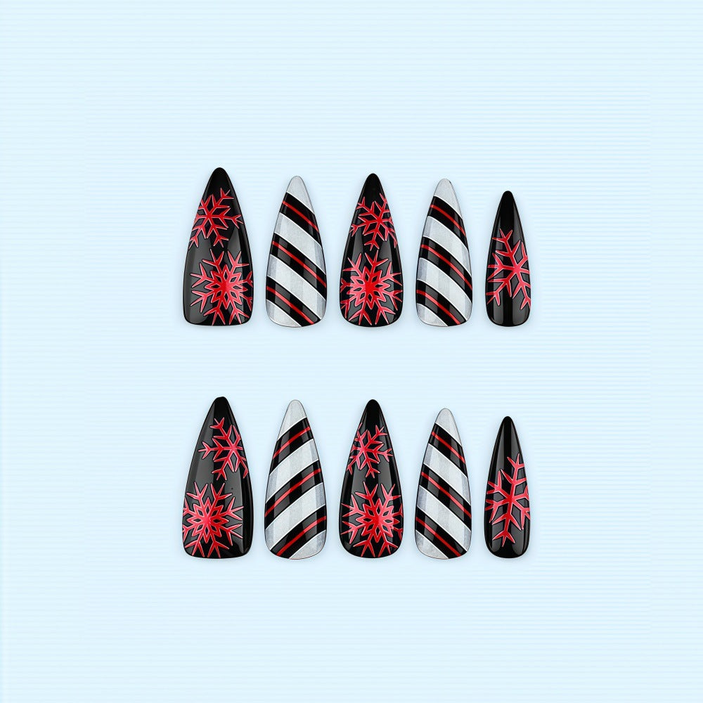 Creative Nail Art with Geometric Design Stornfield