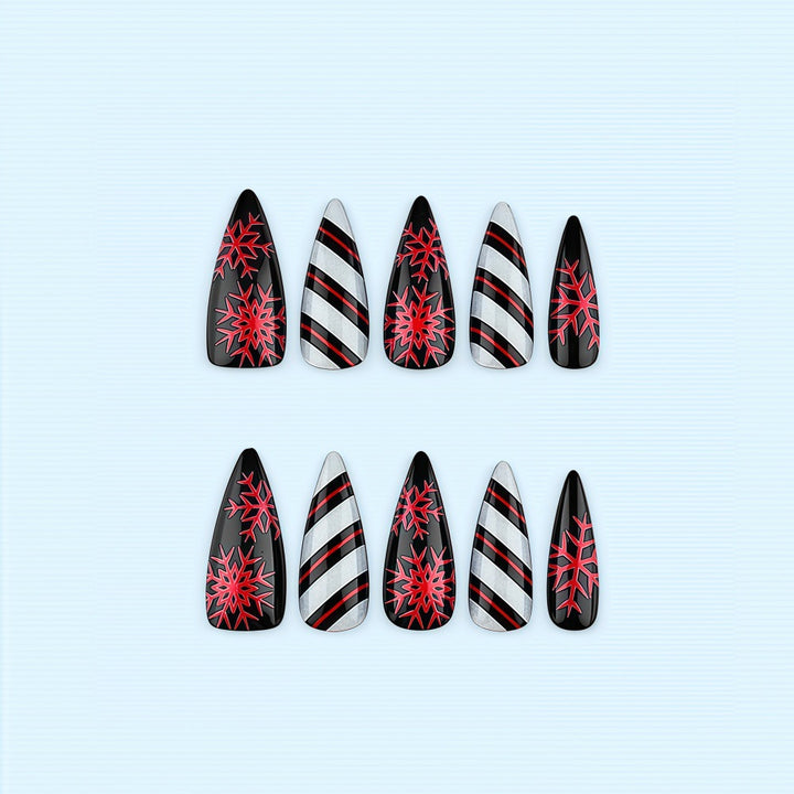 Creative Nail Art with Geometric Design Stornfield