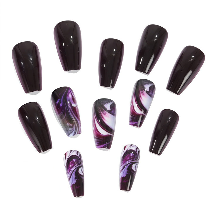 Artificial nails in modern marble design Stornfield