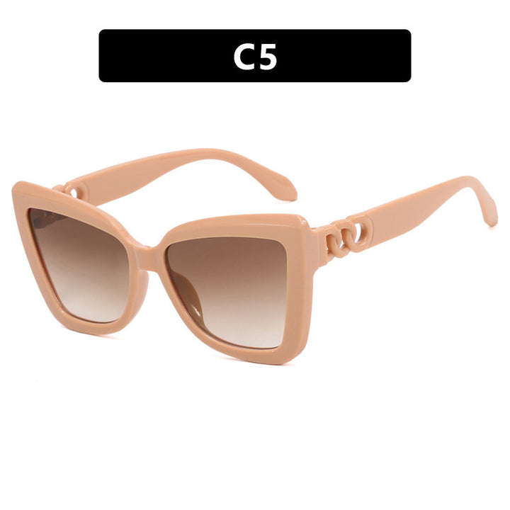 Women's large sunglasses in striking leopard design Stornfield