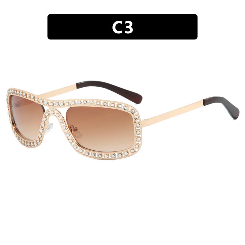 Women’s fashionable sunglasses with sparkling frame Stornfield