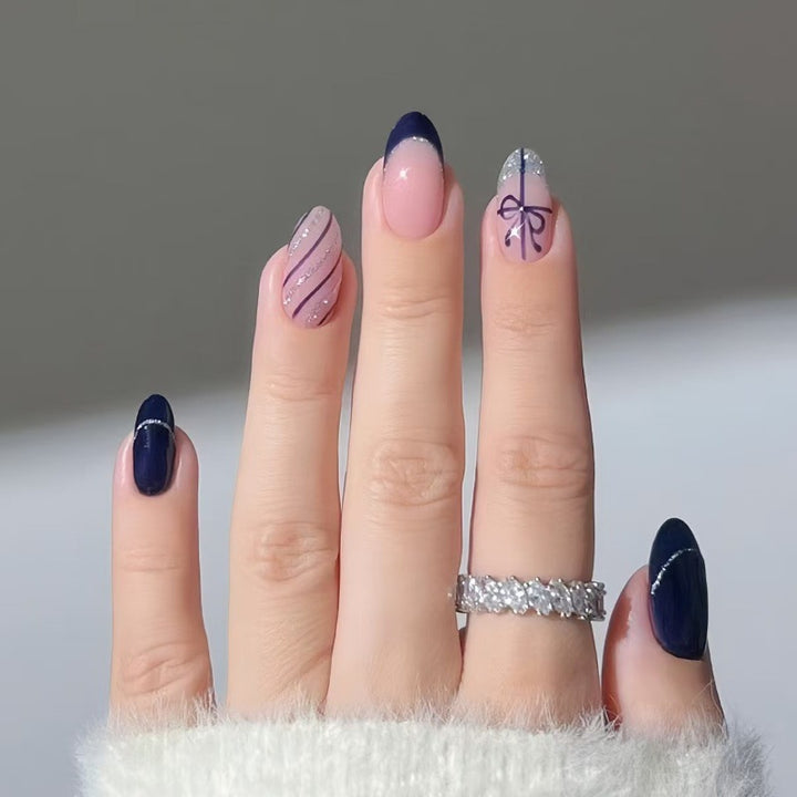 Creative artificial nails with elegant design Stornfield