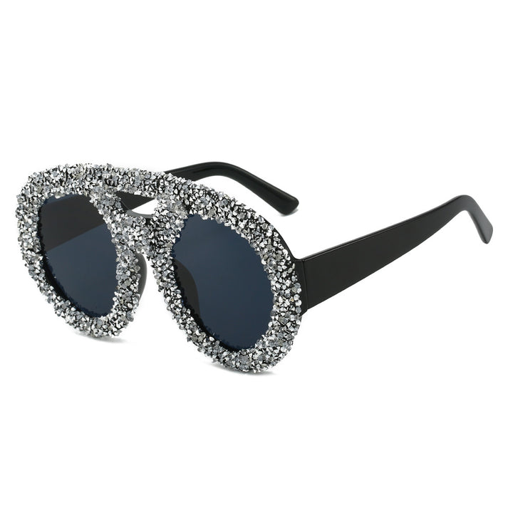 Women's fashionable sunglasses with glamorous rhinestone frame Stornfield