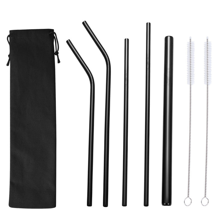 Stainless Steel Straw Set with Cleaning Brushes Stornfield