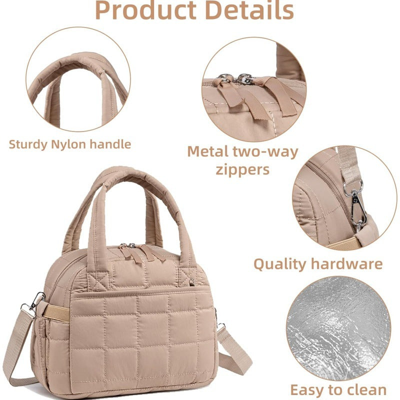 Padded tote bag with removable shoulder strap Stornfield