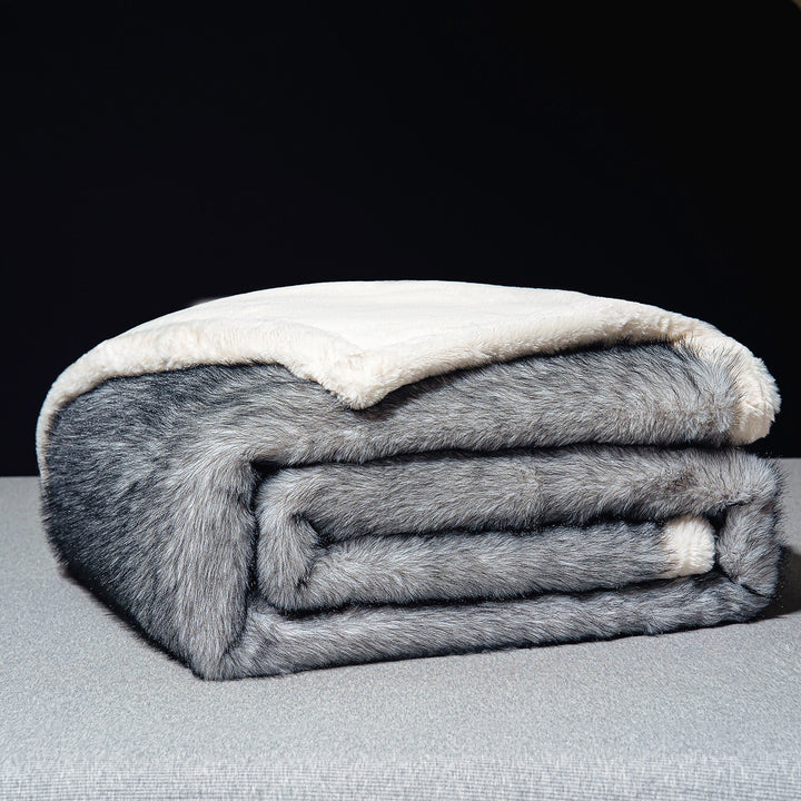 Luxurious Faux Fur Throw Blanket Stornfield 1787118668
