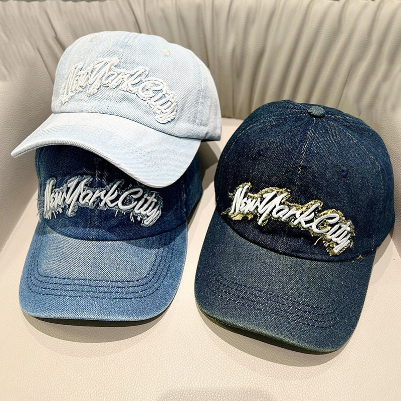 Women's Distressed Denim Cap Stornfield