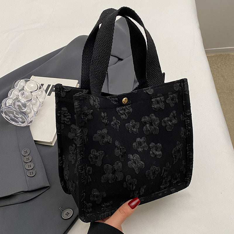 Floral Print Mini Tote Bag