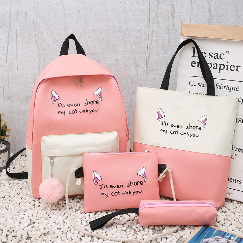 Cute Animal-Themed Backpack Set Stornfield