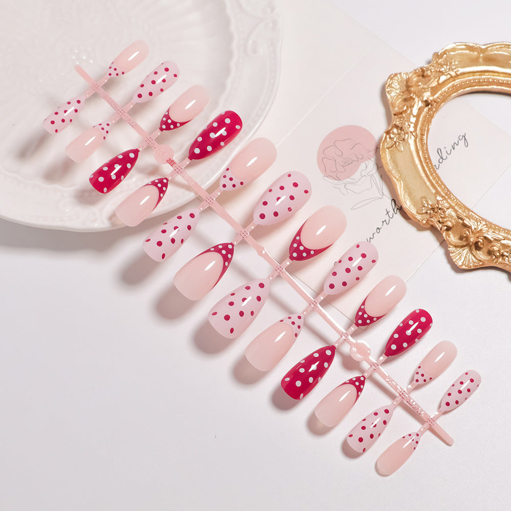Polka Dot Design Press-On Nails Stornfield